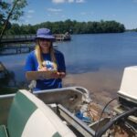 a Clean Boats, Clean Waters volunteer
